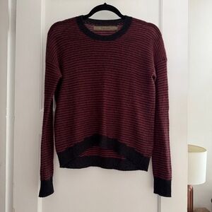 Enza costa striped sweater